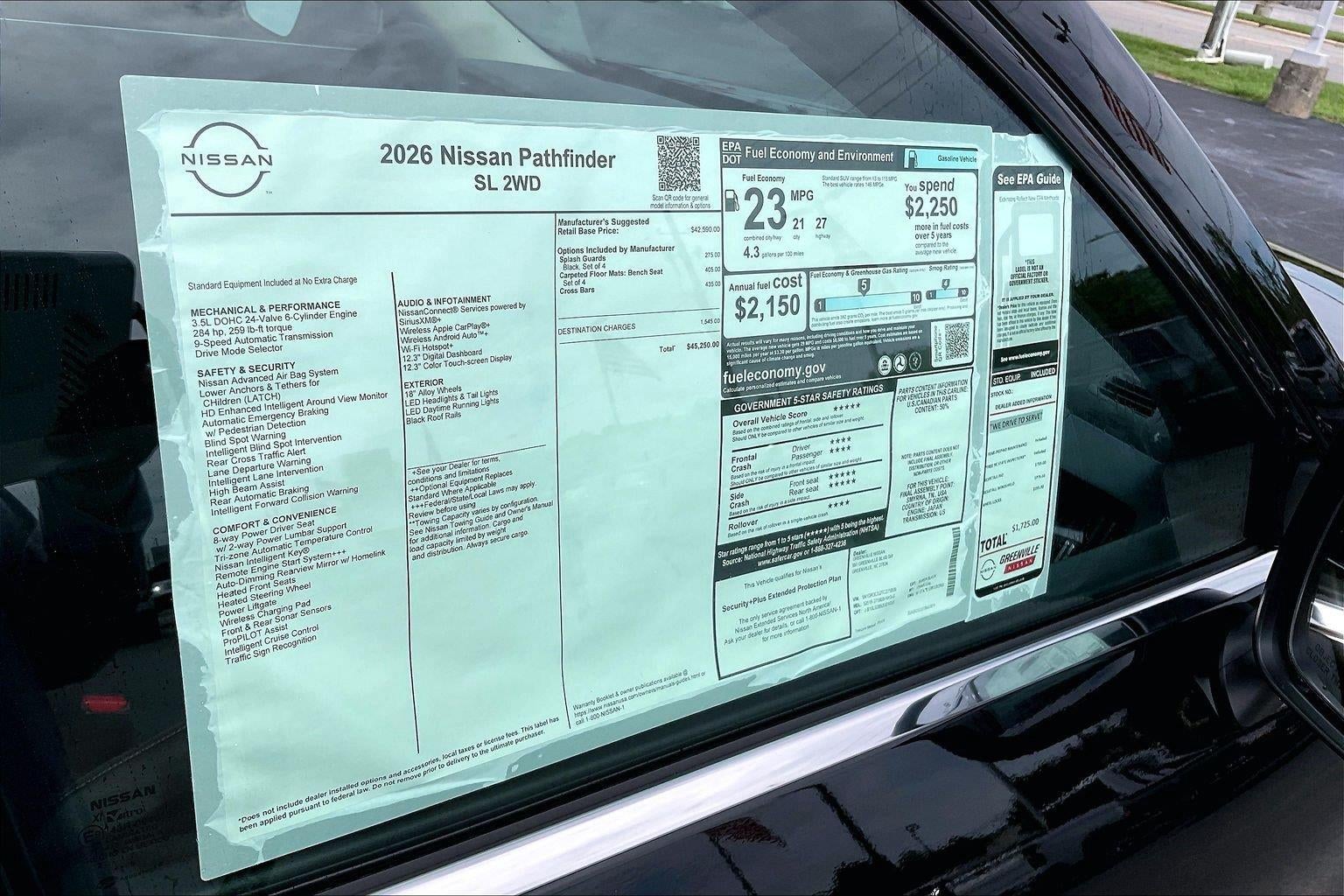 2026 Nissan Pathfinder SL