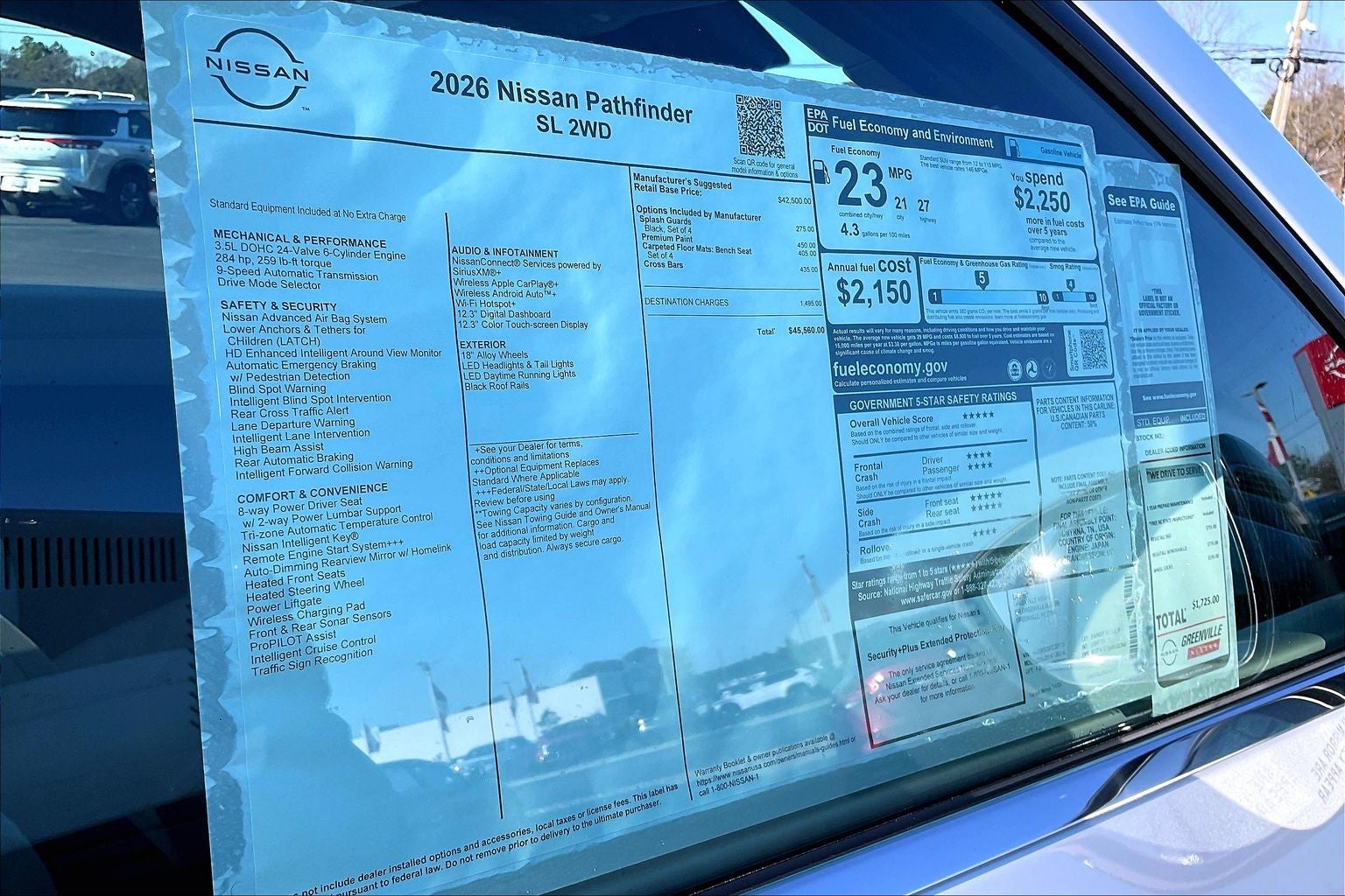 2026 Nissan Pathfinder SL