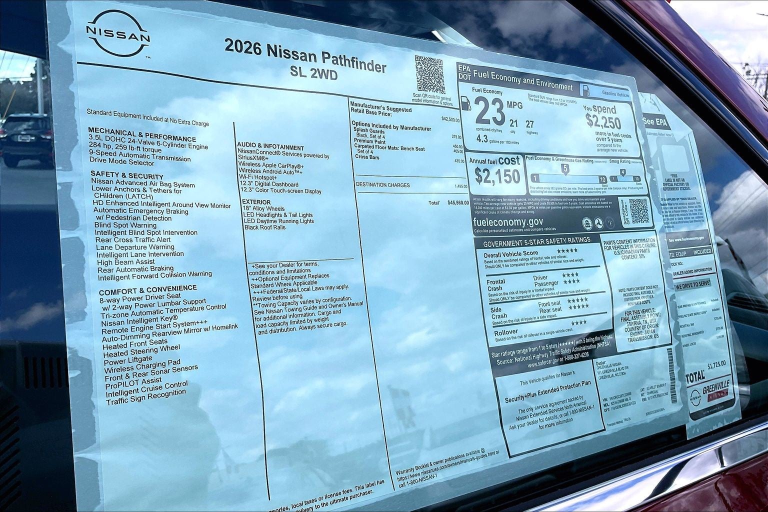 2026 Nissan Pathfinder SL