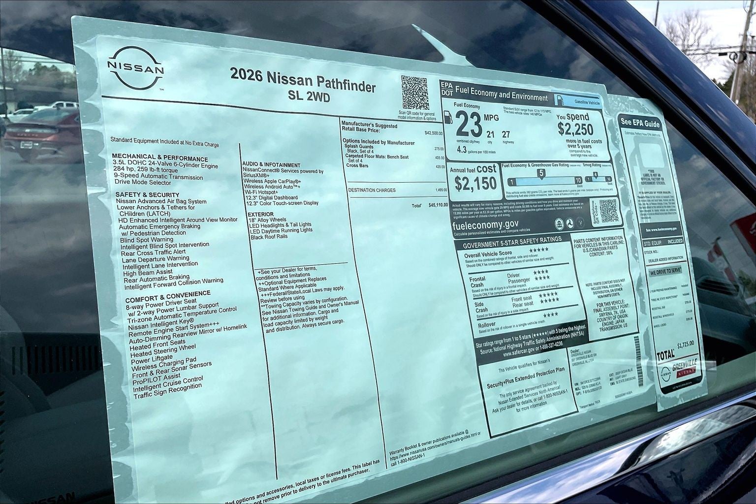2026 Nissan Pathfinder SL