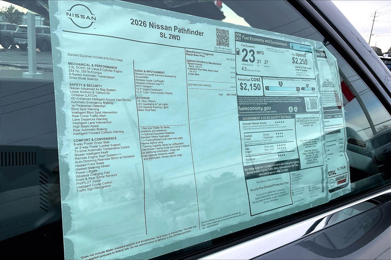 2026 Nissan Pathfinder SL