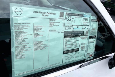 2026 Nissan Pathfinder SL