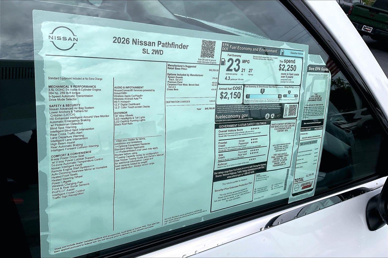 2026 Nissan Pathfinder SL