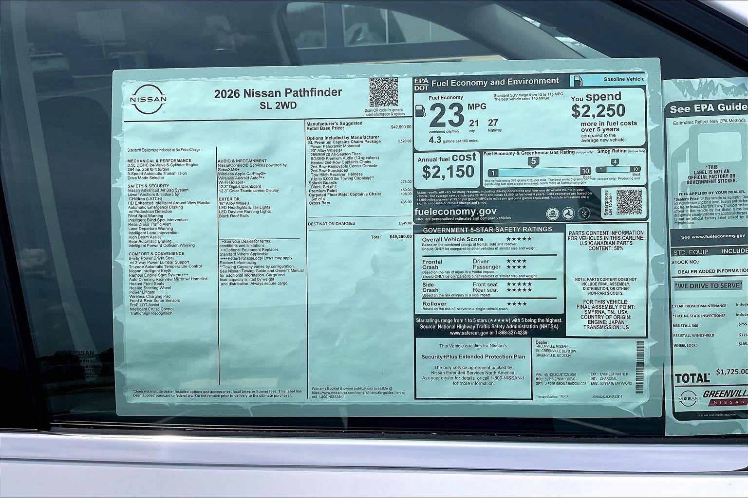 2026 Nissan Pathfinder SL