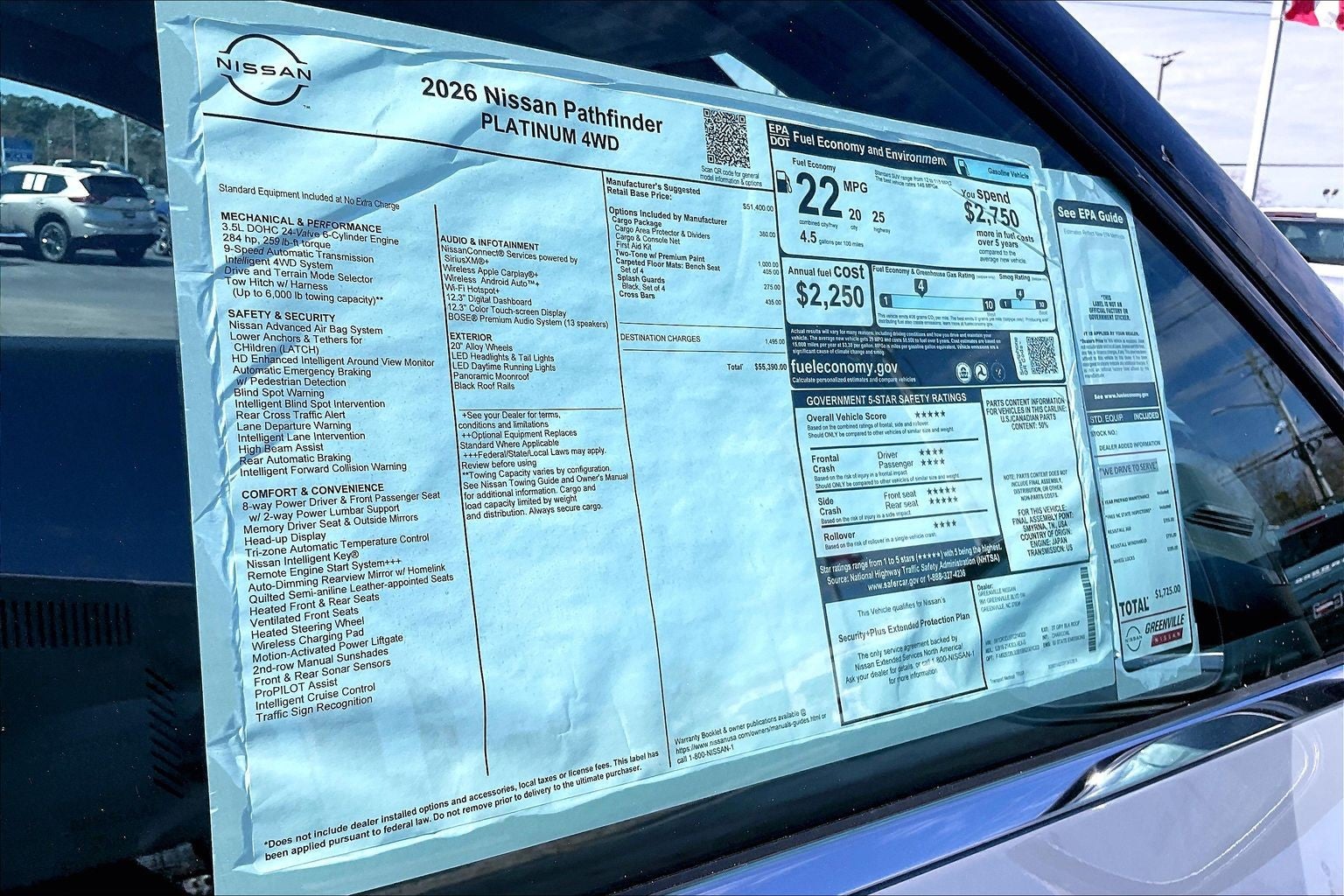 2026 Nissan PATHFINDER Platinum