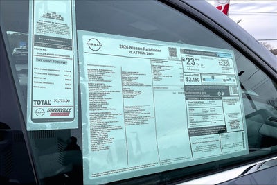 2026 Nissan Pathfinder Platinum