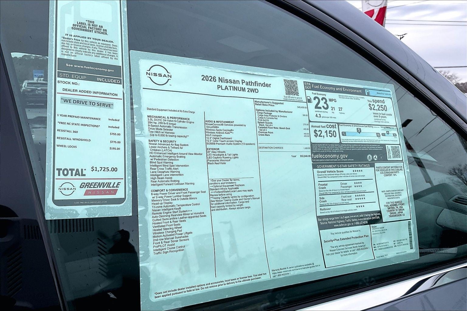 2026 Nissan Pathfinder Platinum