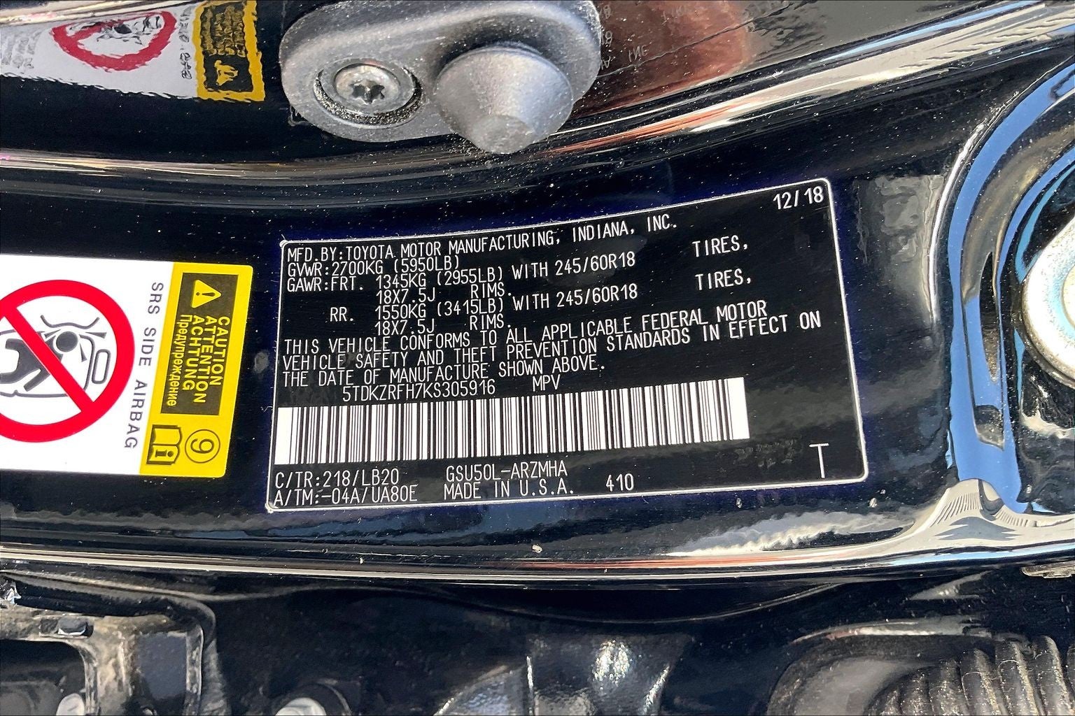 2019 Toyota Highlander XLE