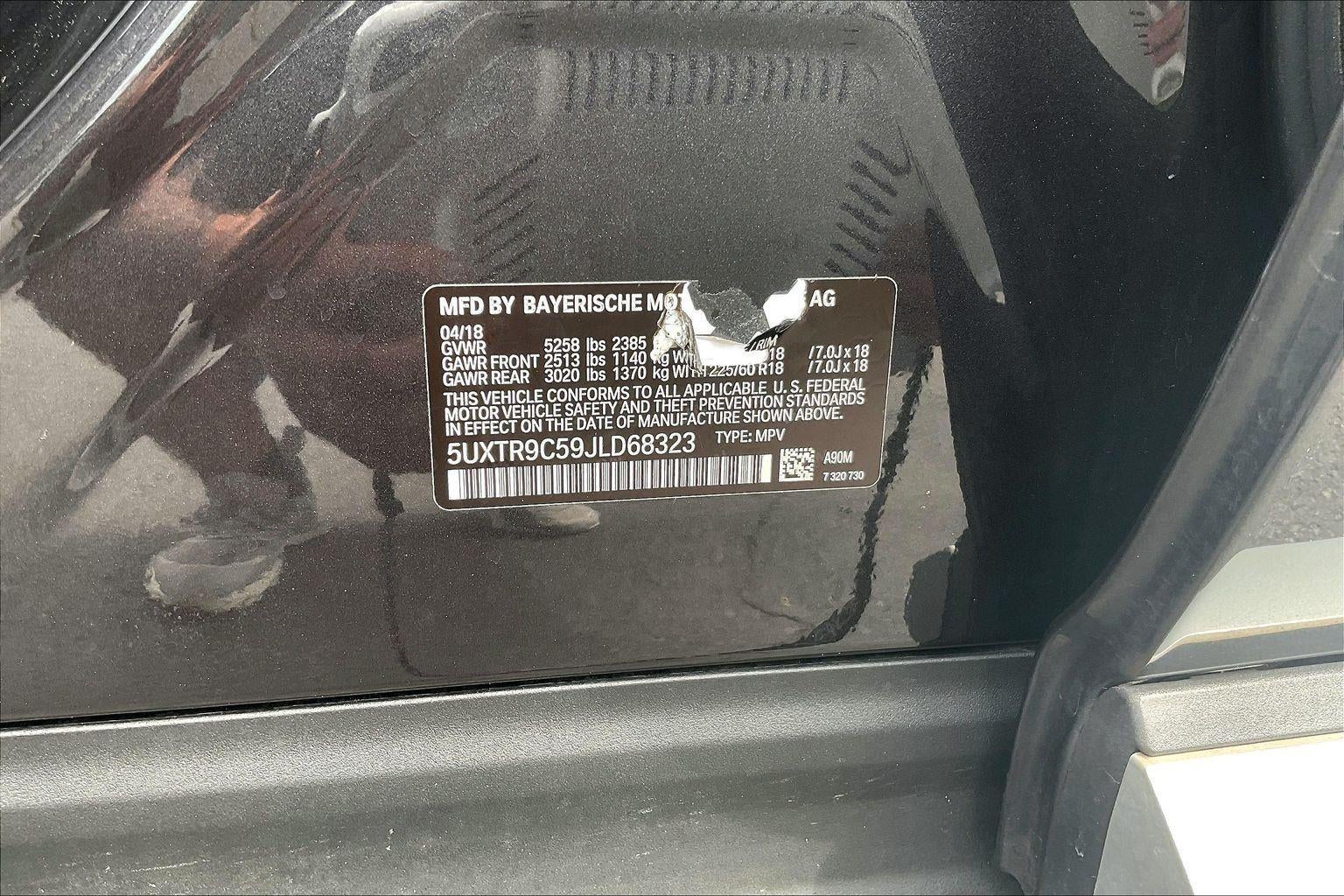 2018 BMW X3 xDrive30i