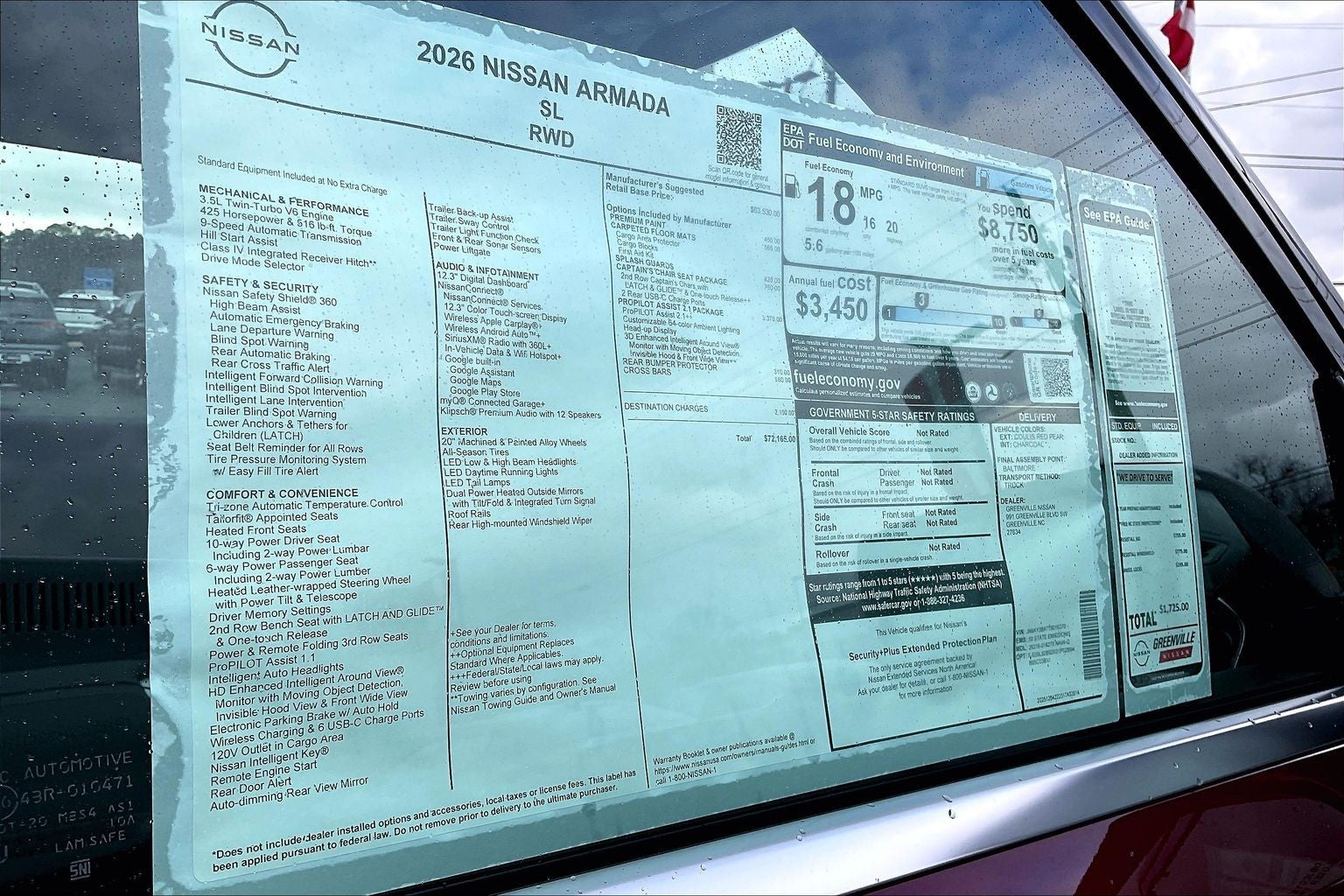 2026 Nissan Armada SL