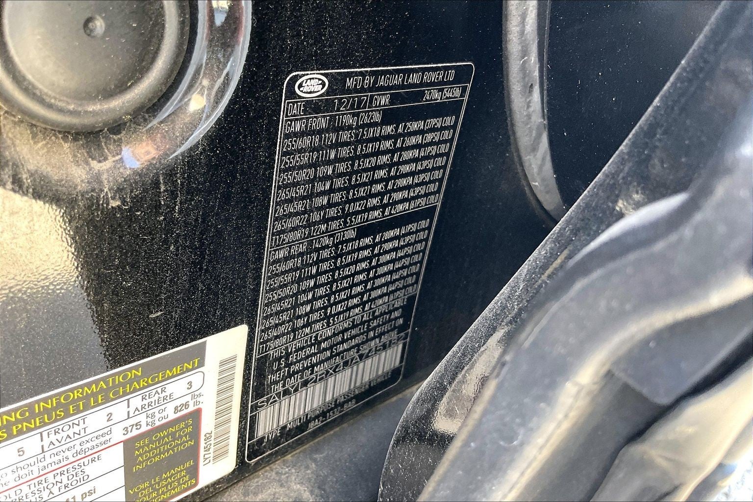 2018 Land Rover Range Rover Velar R-Dynamic SE