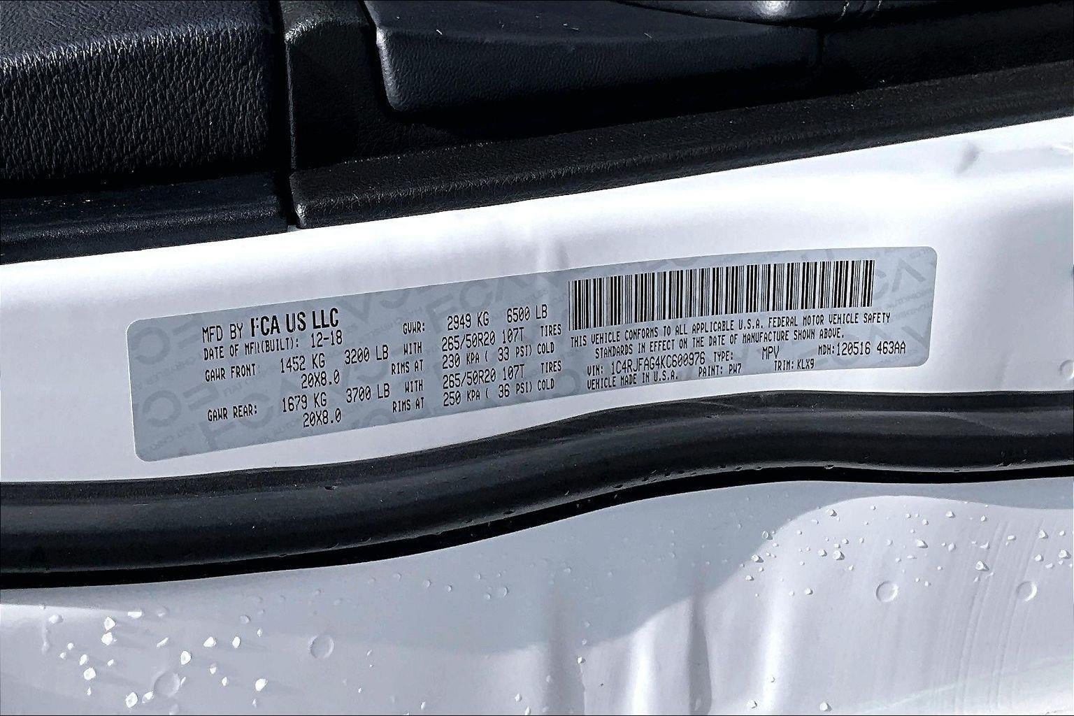 2019 Jeep Grand Cherokee Altitude