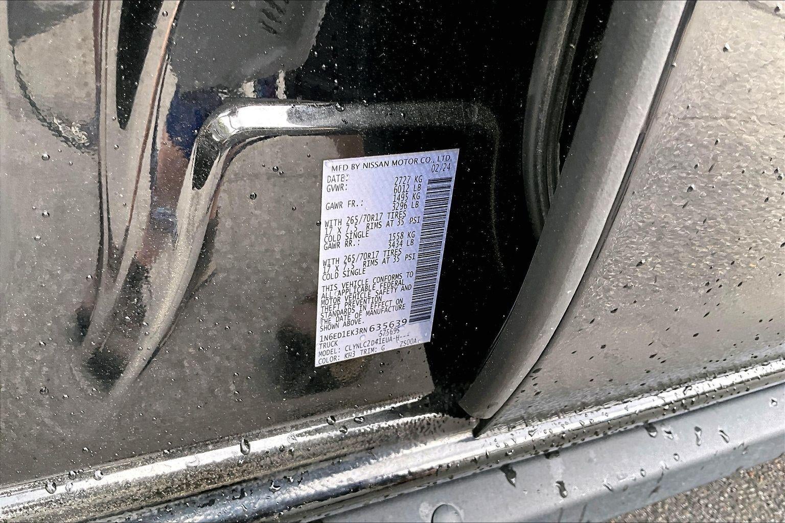 2024 Nissan Frontier SV