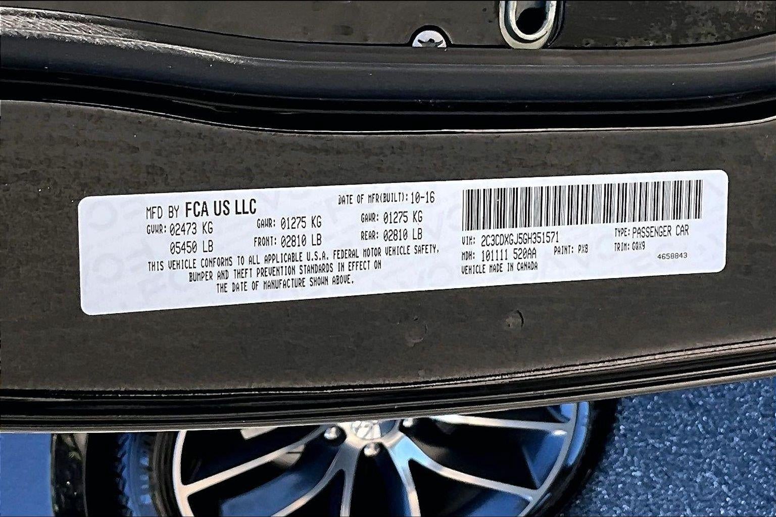2016 Dodge Charger R/T Scat Pack