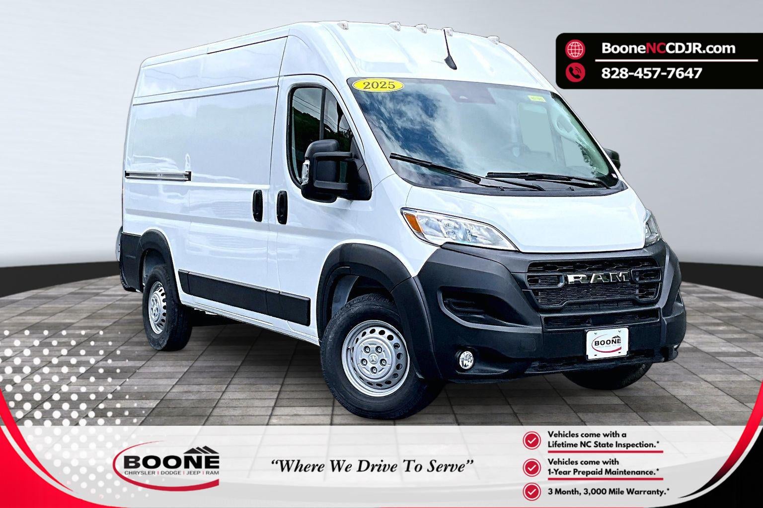 2025 RAM ProMaster Cargo Van Tradesman