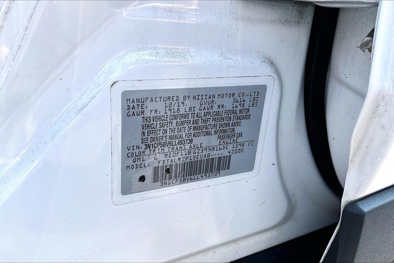 2020 Nissan Kicks S