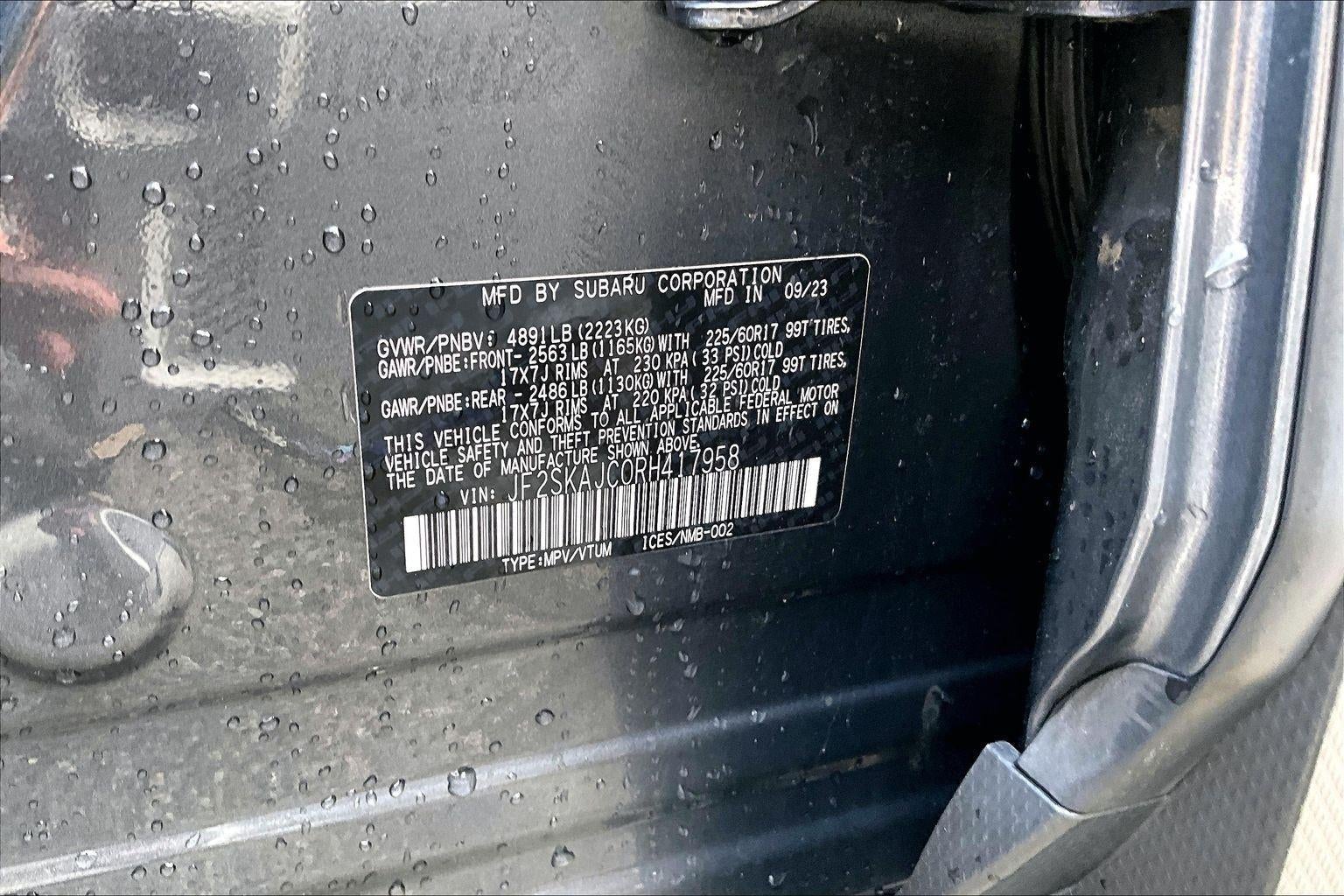 2024 Subaru Forester Wilderness