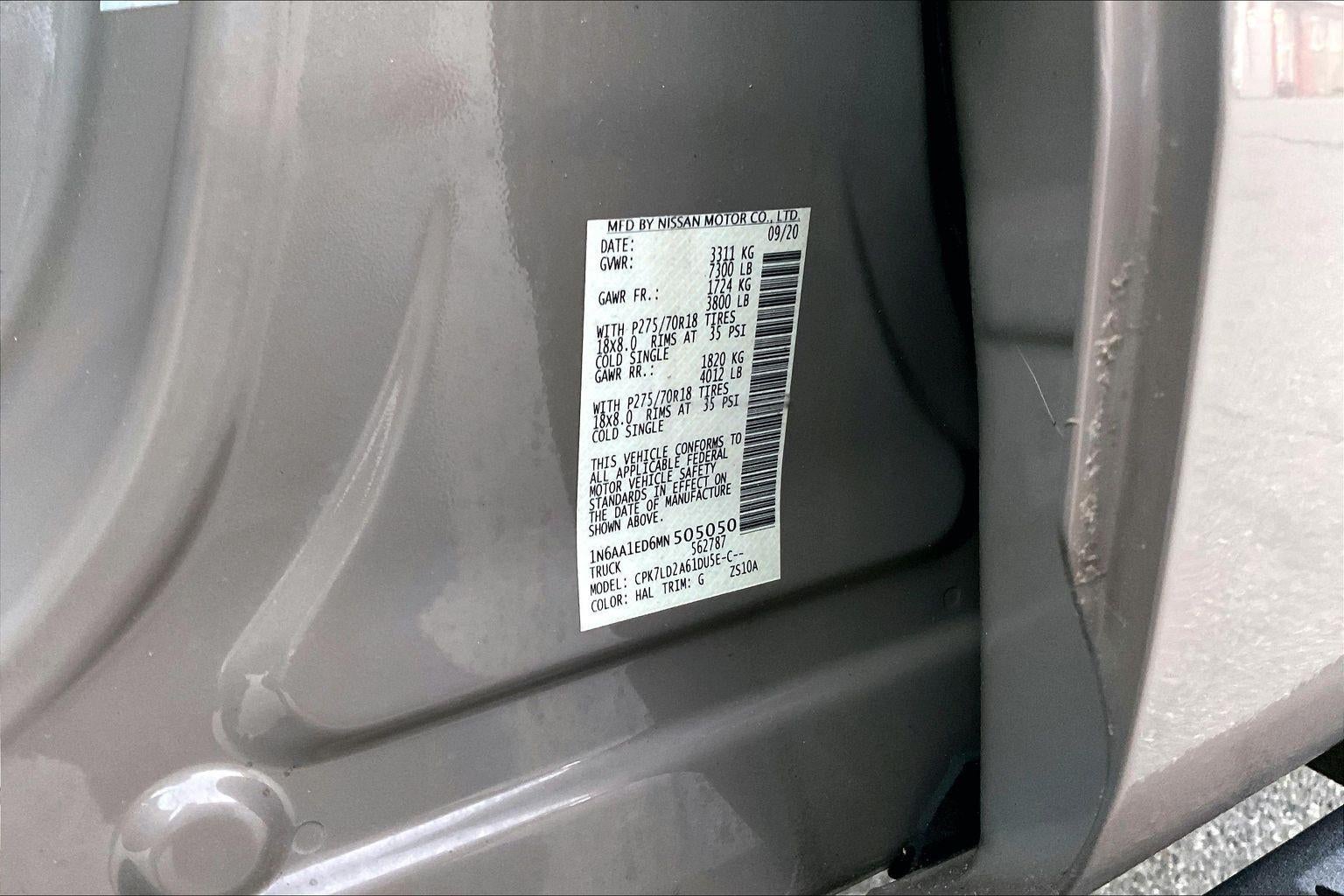 2021 Nissan Titan PRO-4X