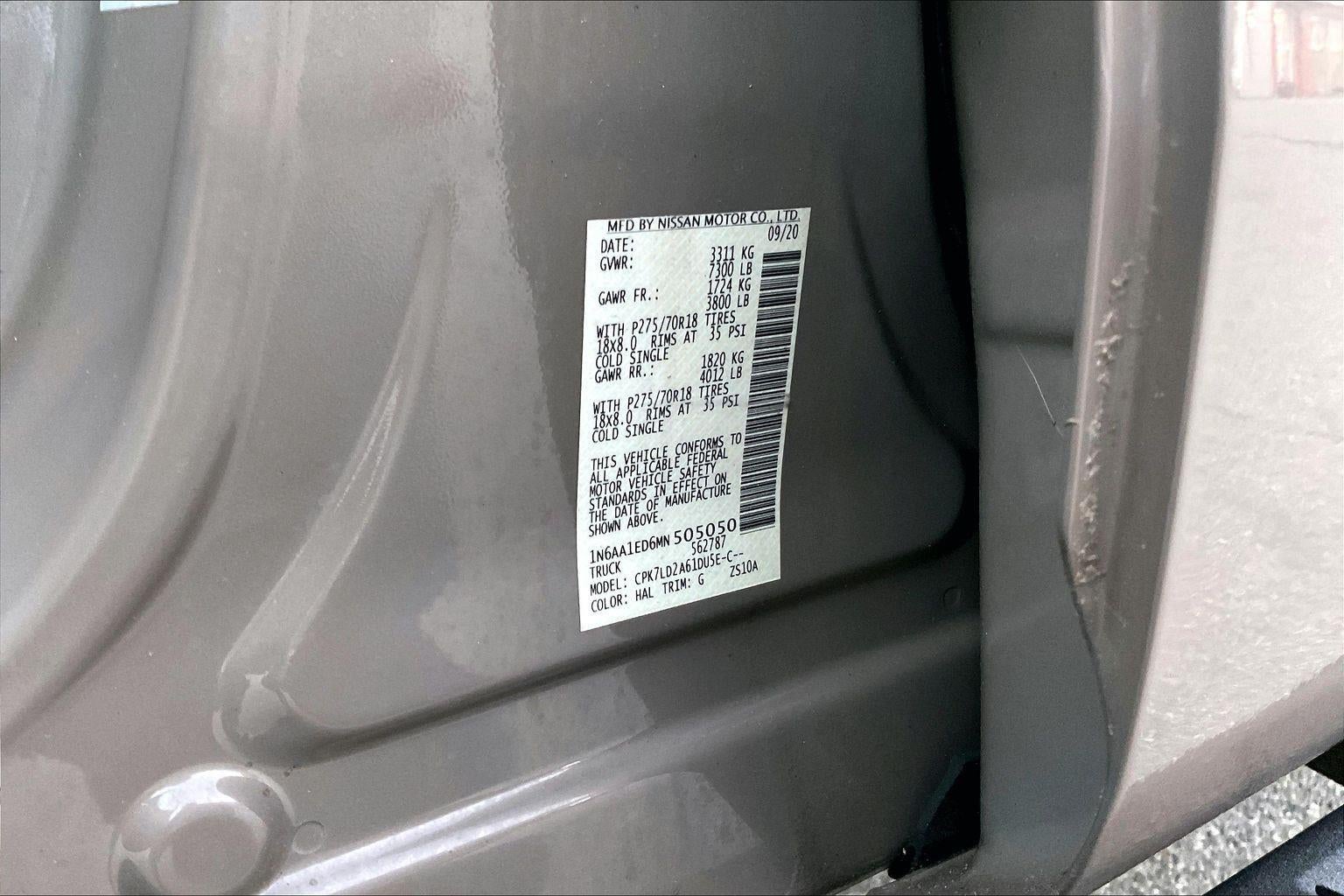 2021 Nissan Titan PRO-4X