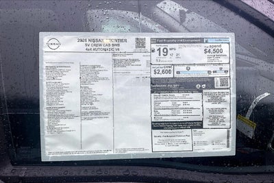 2026 Nissan Frontier SV