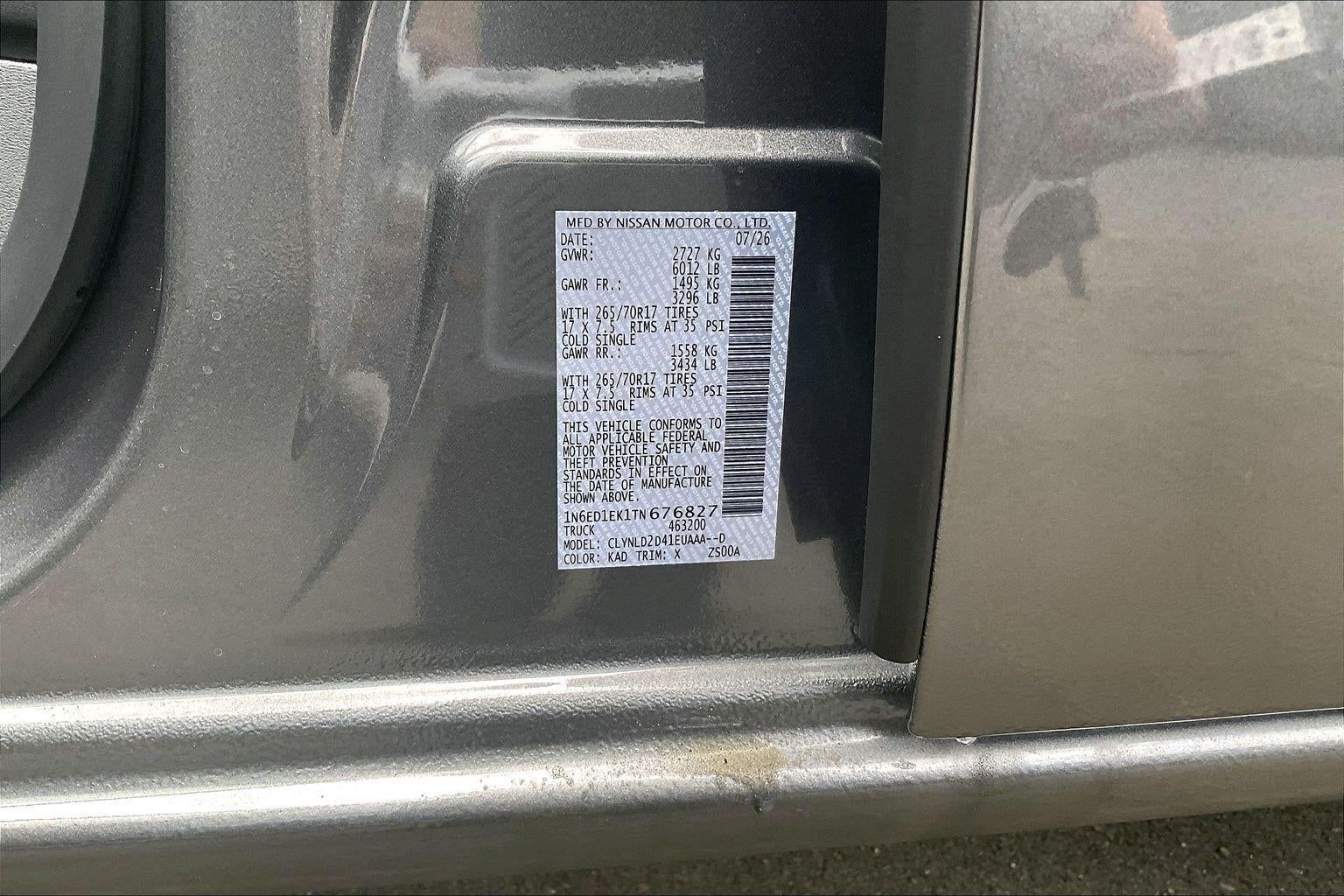 2026 Nissan Frontier PRO-4X