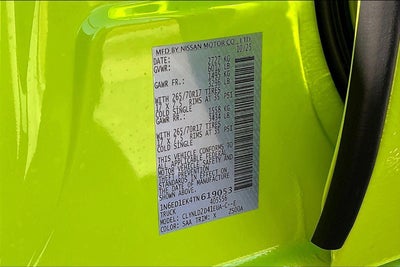 2026 Nissan Frontier PRO-4X