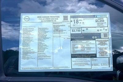 2026 Nissan Frontier PRO-4X