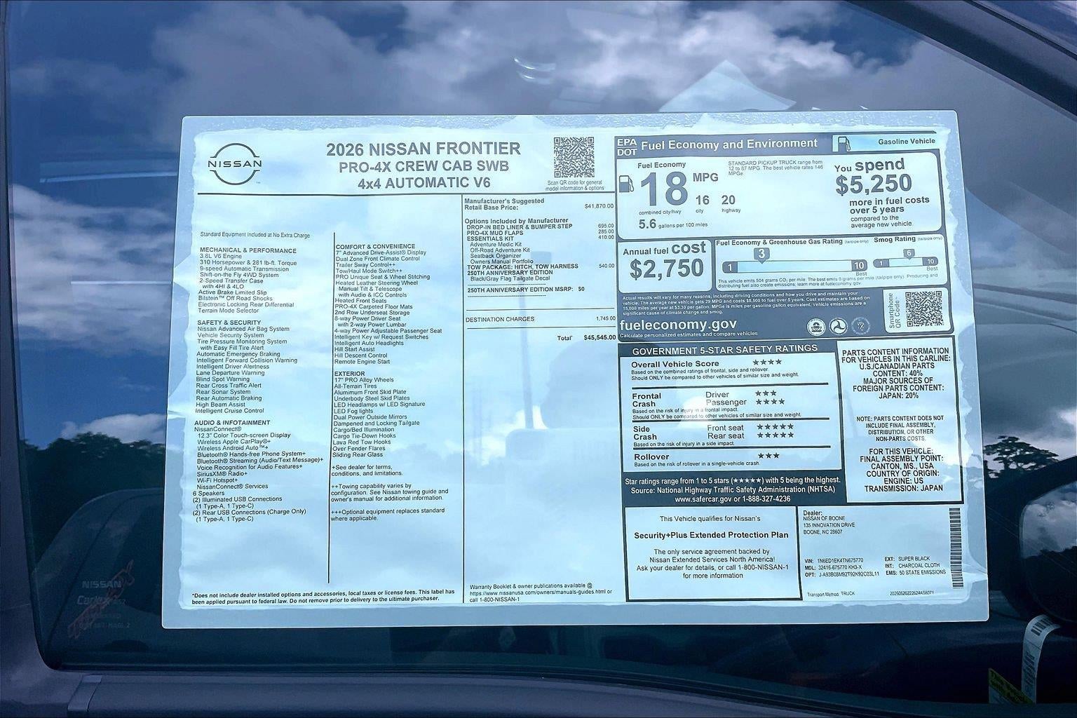 2026 Nissan Frontier PRO-4X