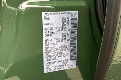 2026 Nissan Frontier PRO-4X