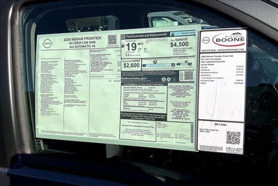 2026 Nissan Frontier SV