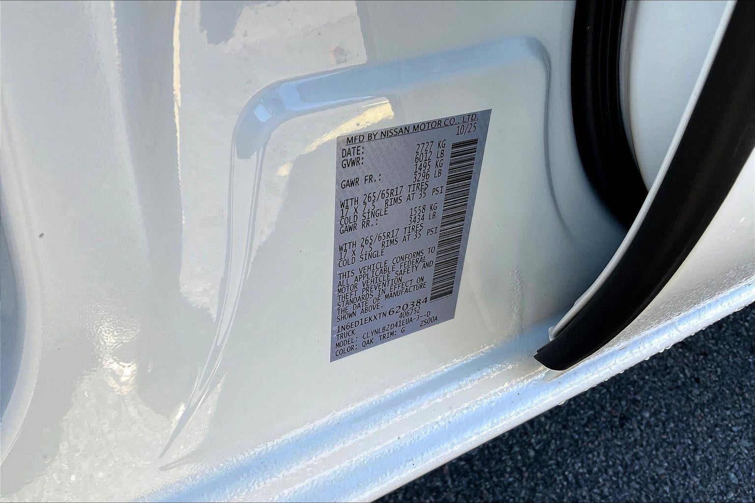 2026 Nissan Frontier SV