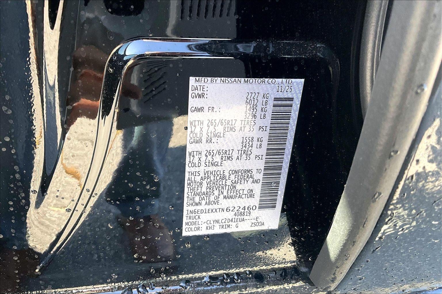 2026 Nissan Frontier SV