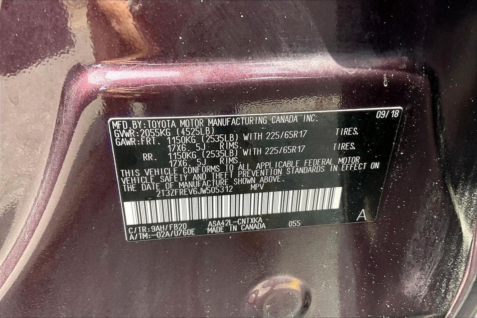 2018 Toyota RAV4 LE