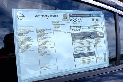 2026 Nissan Sentra S
