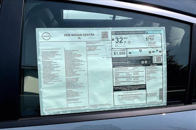 2026 Nissan Sentra SL