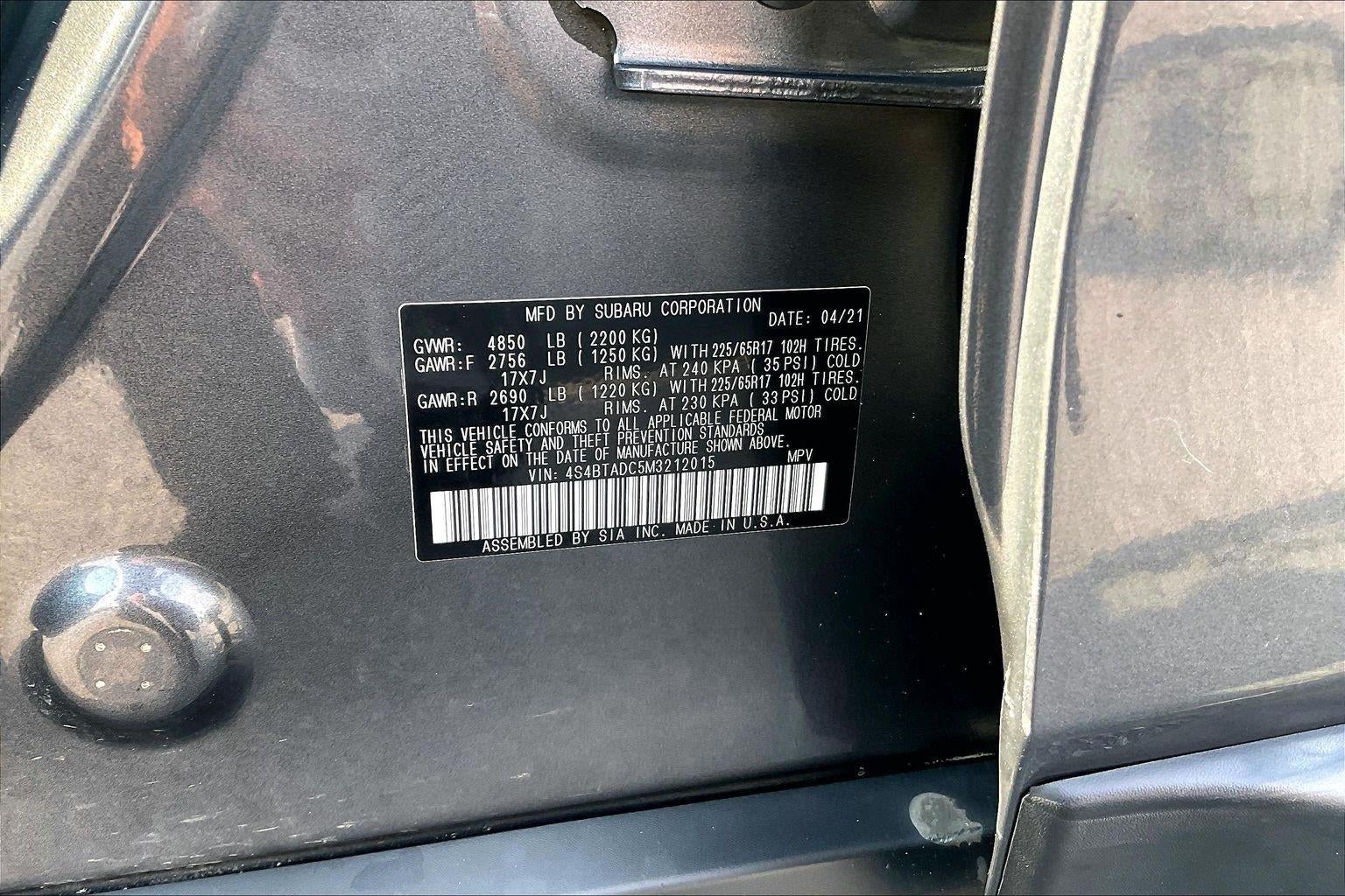 2021 Subaru Outback PREMIUM