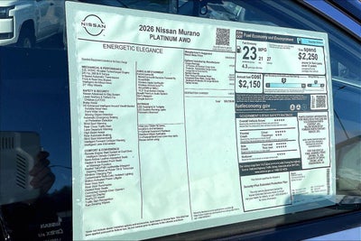2026 Nissan Murano Platinum