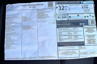 2026 Nissan Rogue SV