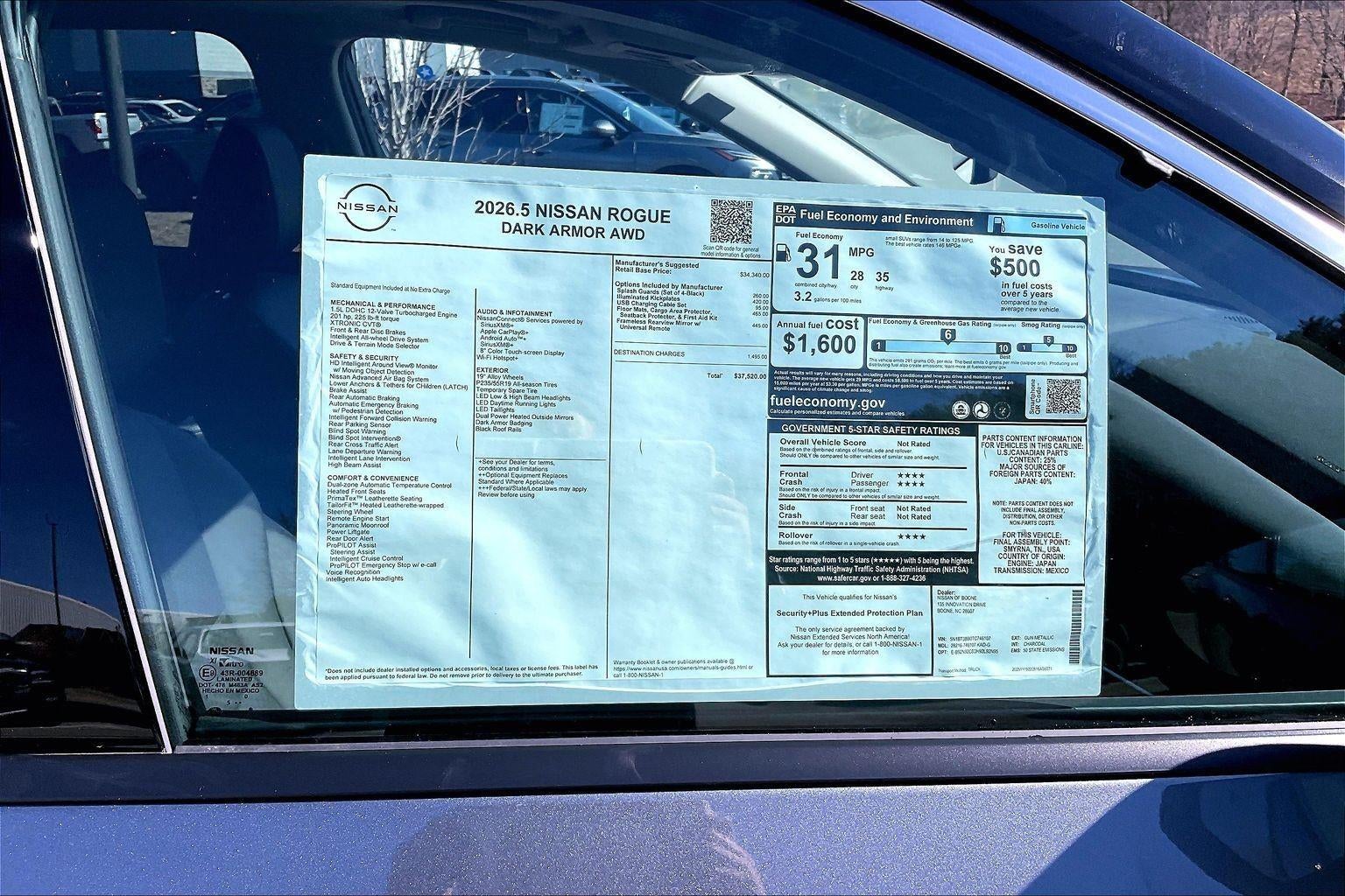 2026 Nissan Rogue SV