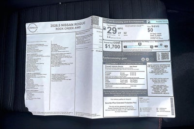 2026 Nissan Rogue Rock Creek