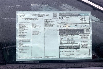 2026 Nissan Rogue SV