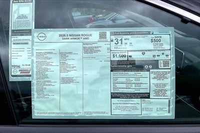 2026 Nissan ROGUE Dark Armor