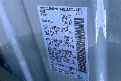 2026 Nissan Rogue Rock Creek