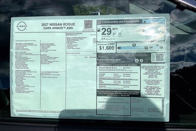 2027 Nissan Rogue Dark Armor