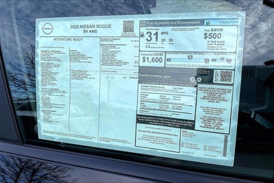 2026 Nissan Rogue SV