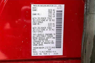 2023 Nissan Pathfinder Rock Creek