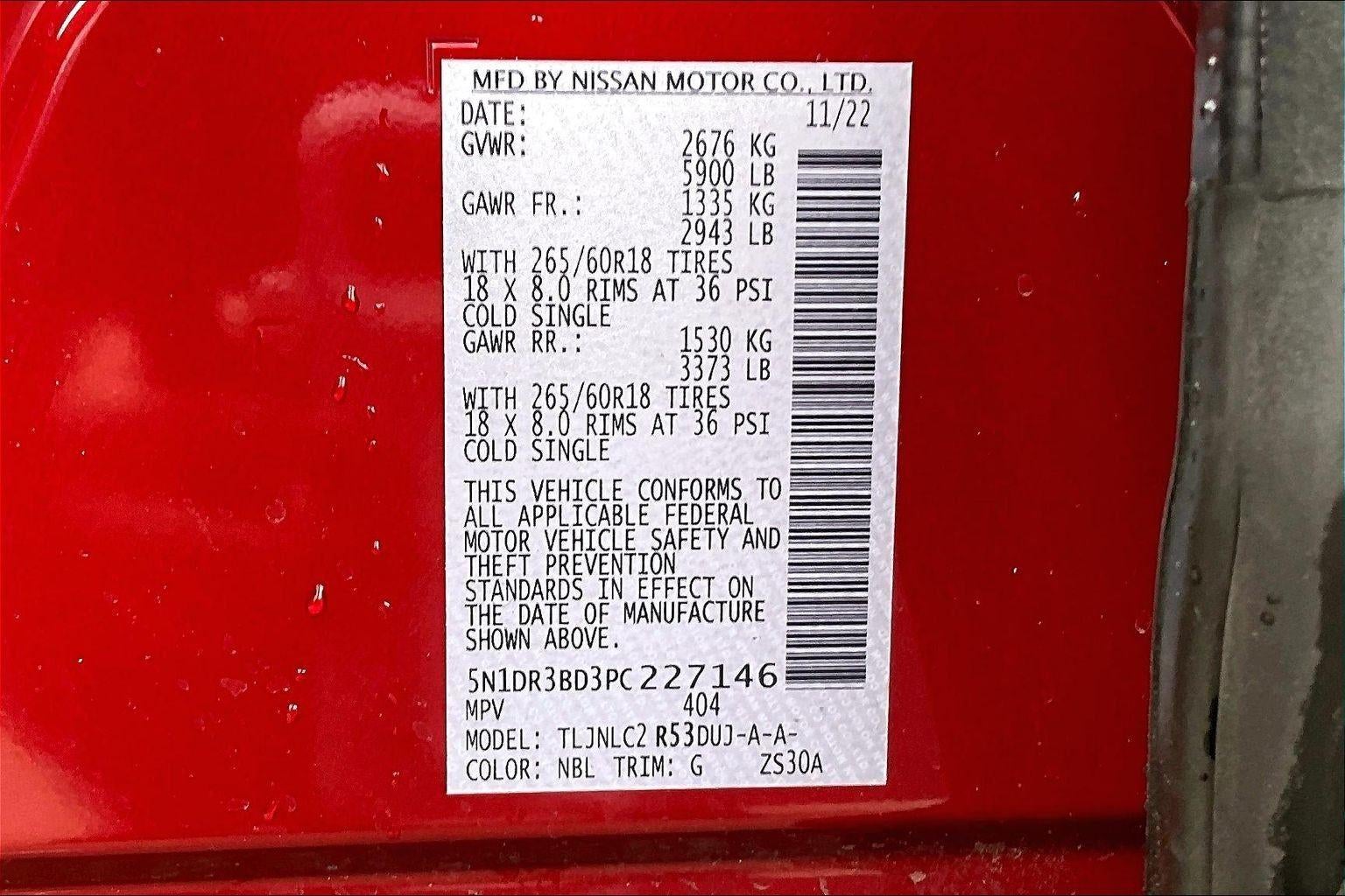 2023 Nissan Pathfinder Rock Creek