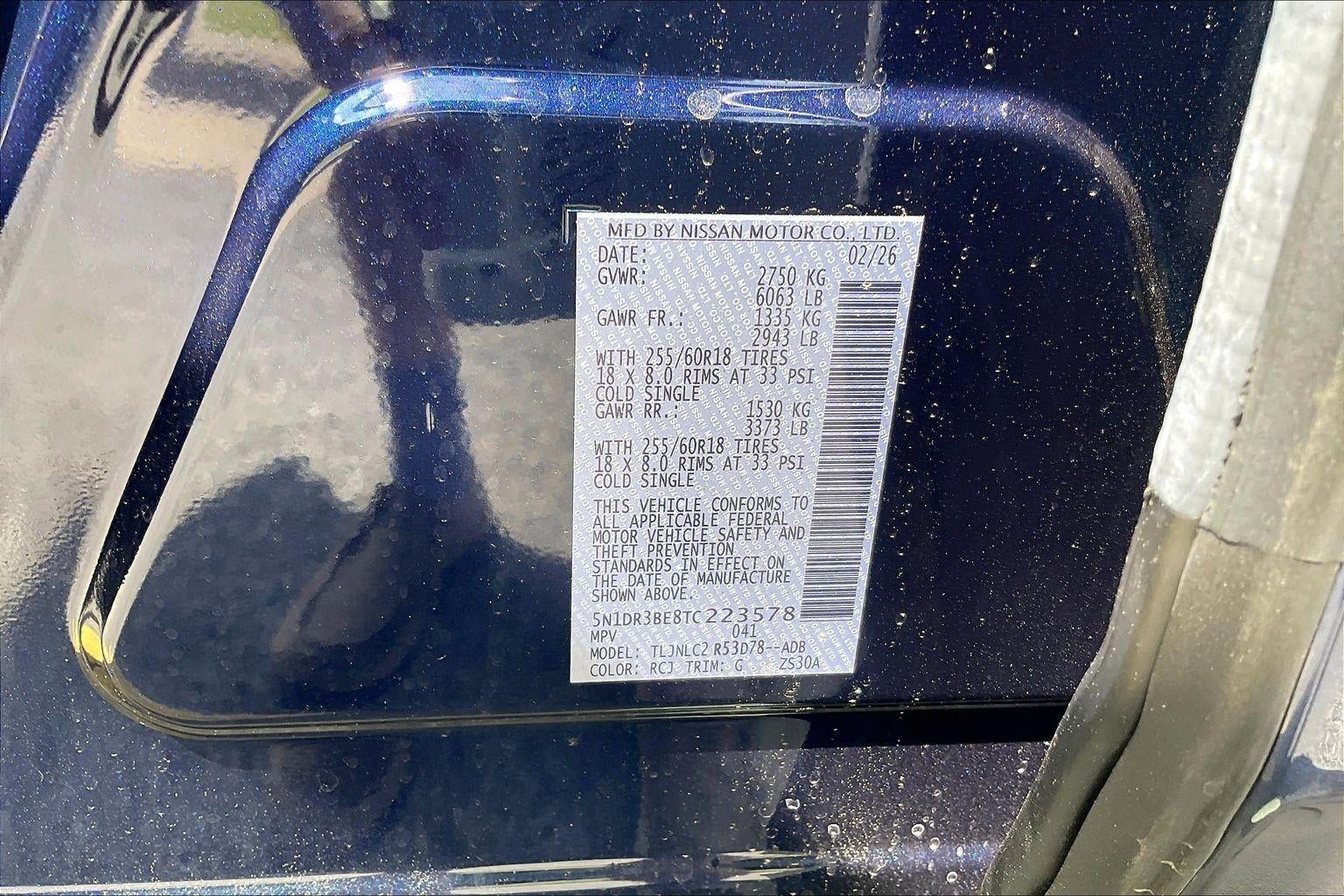 2026 Nissan PATHFINDER SV