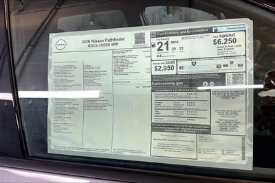 2026 Nissan Pathfinder Rock Creek