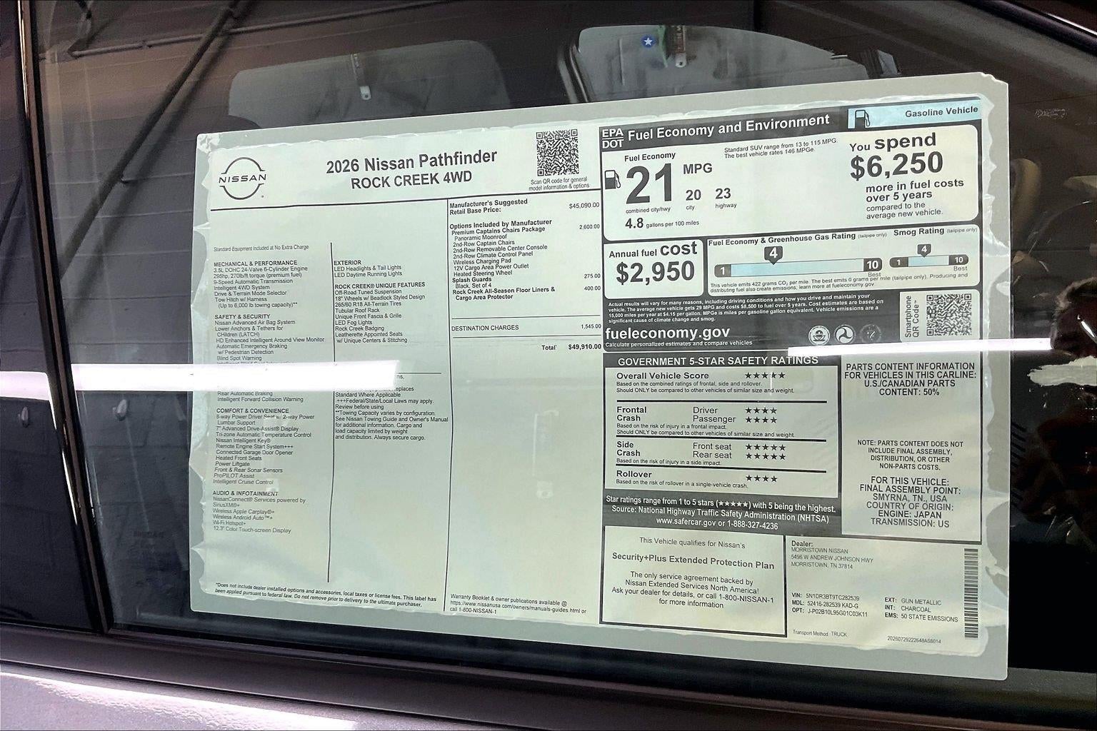 2026 Nissan Pathfinder Rock Creek